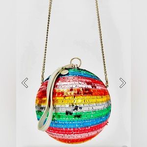 Packed Party Bags New Years Rainbow Disco Ball Purse Poshmark
